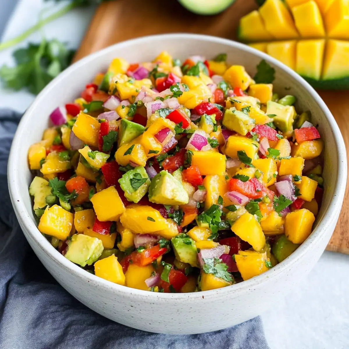 Mango Salsa {with Avocado!}