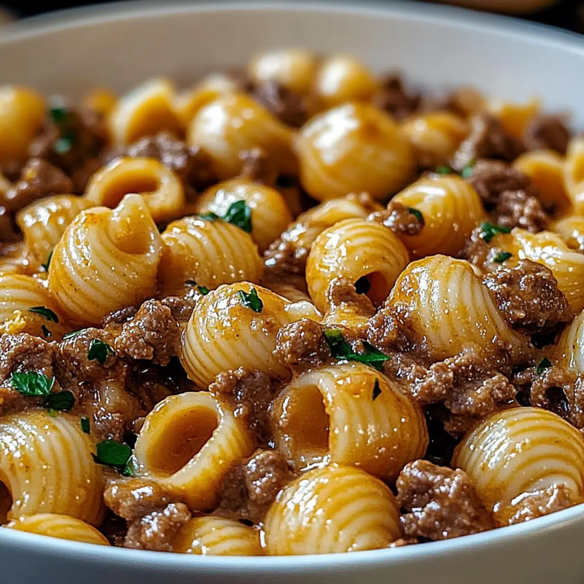 Beef and Shells Recipe