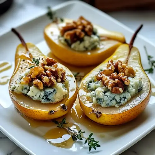Blue Cheese Stuffed Pears