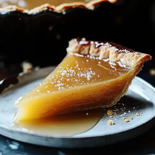 Salted Whiskey Honey Pie