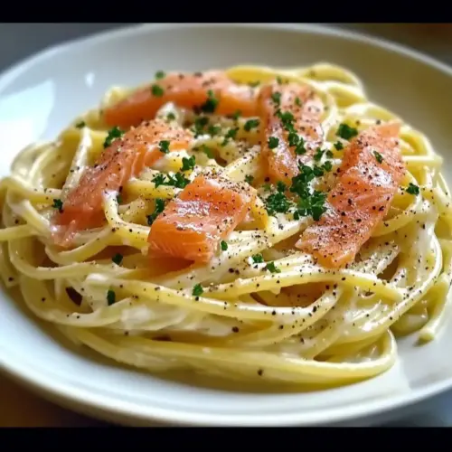 Smoked Salmon Carbonara