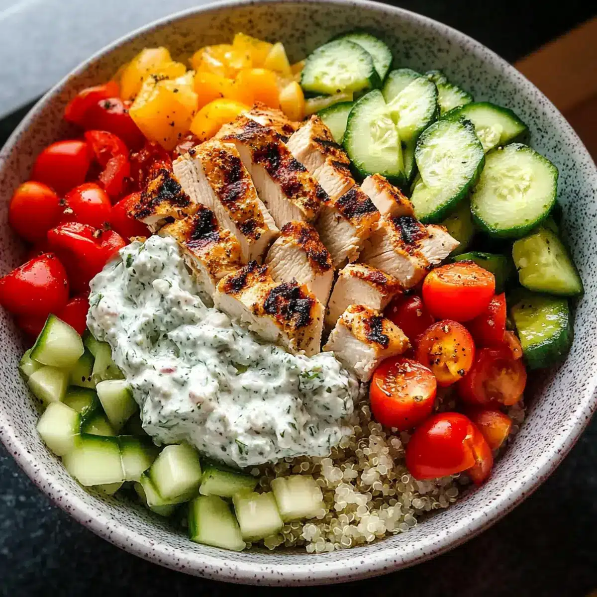 Greek Chicken Bowls