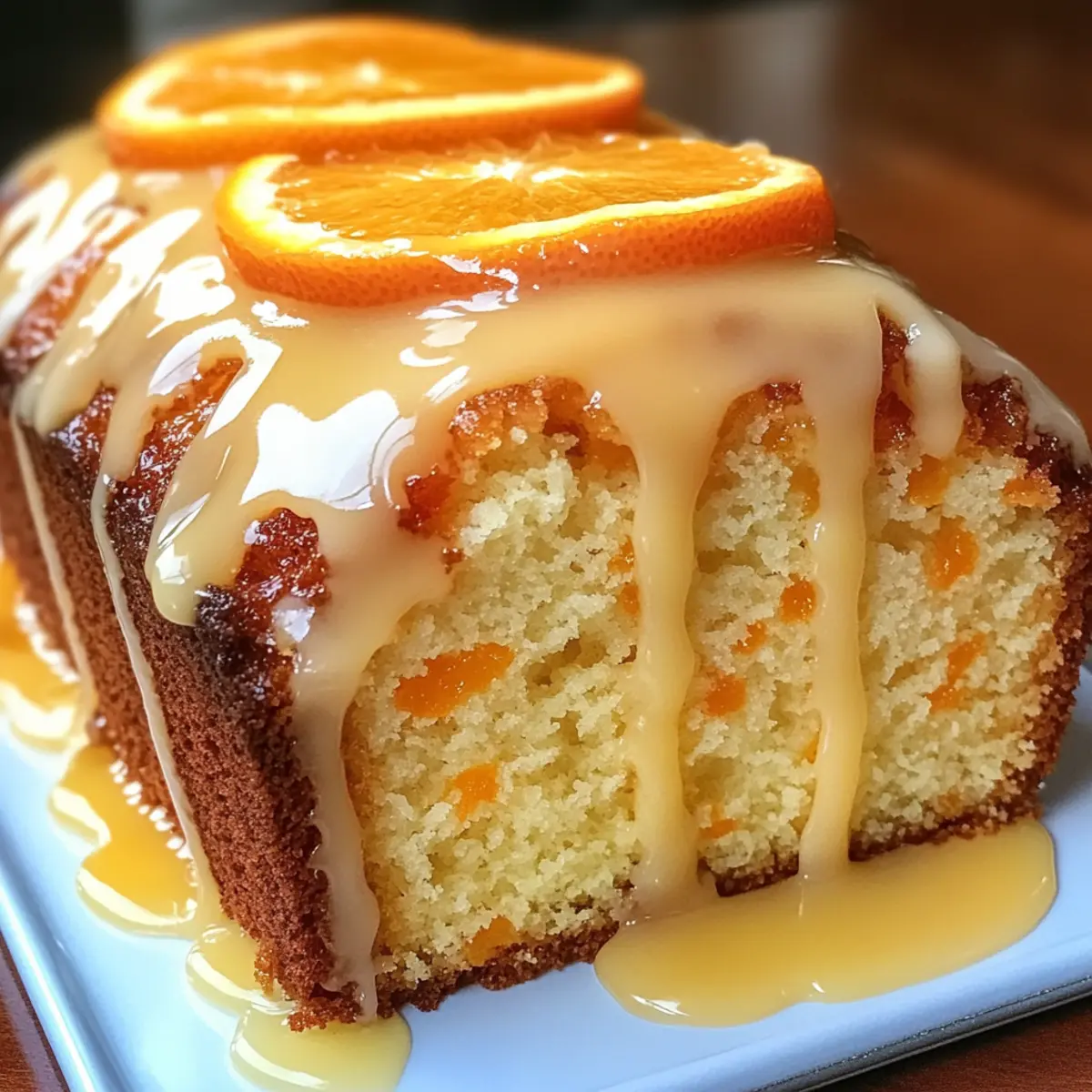 Orange Creamsicle Loaf Cake with Fresh Orange Glaze
