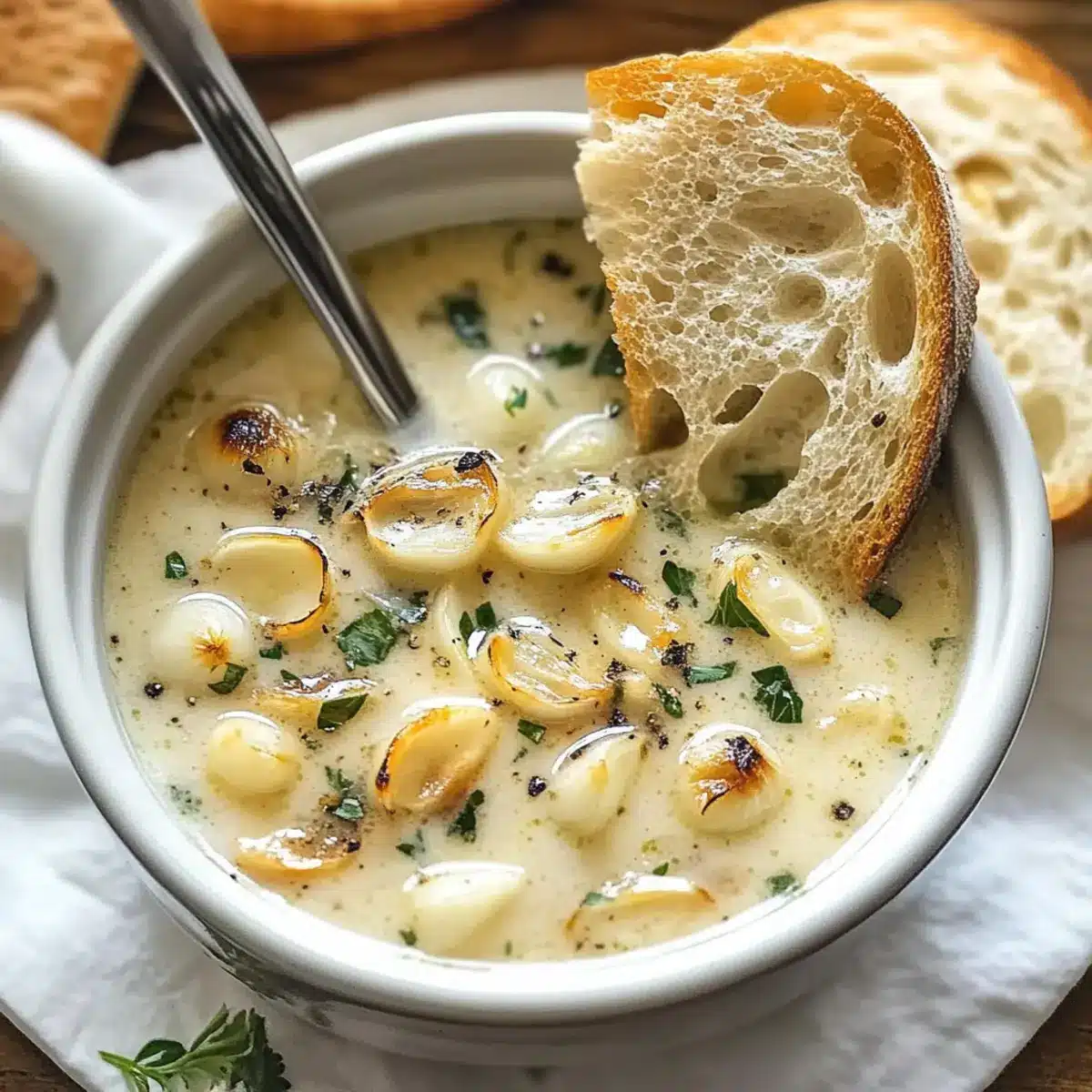 Country French Garlic Soup