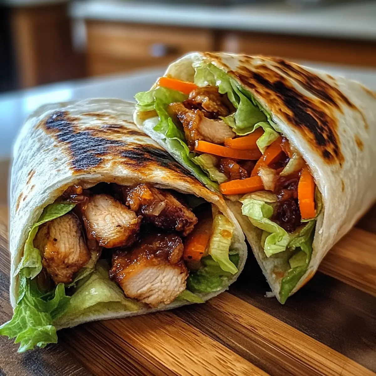 Teriyaki Chicken Wrap Recipe