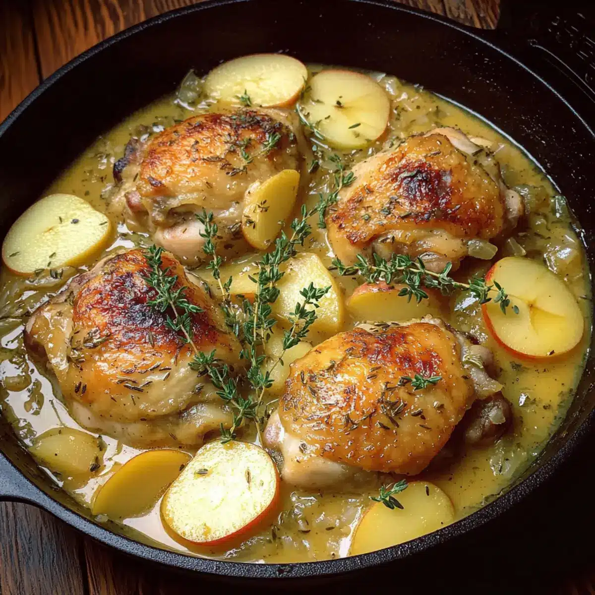 French Apple Cider Chicken