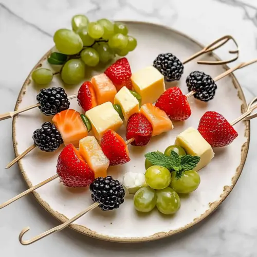 Fruit and Cheese Kabobs