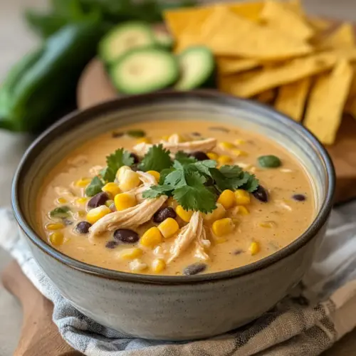 Mexican Street Corn & Chicken Chowder