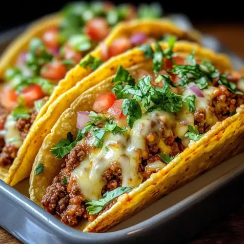 Oven-Baked Cheesy Tacos
