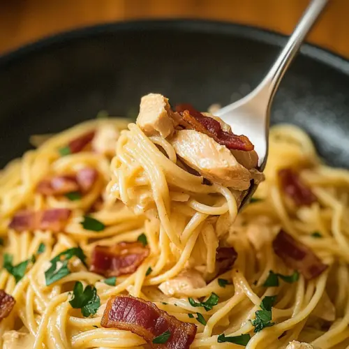 Creamy Chicken Carbonara