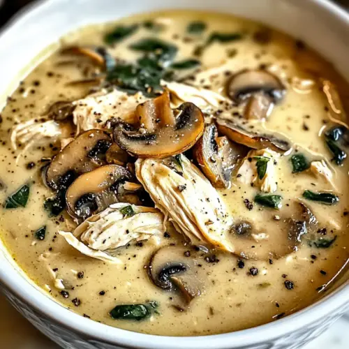Rotisserie Chicken Mushroom Soup