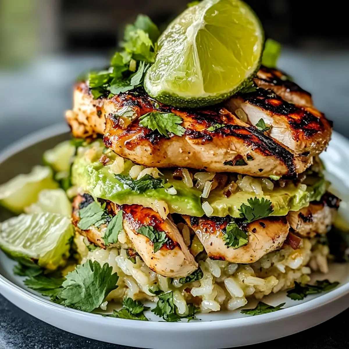 Honey Lime Chicken Avocado
