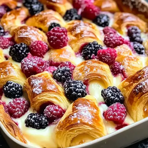 Berry Croissant Breakfast Bake