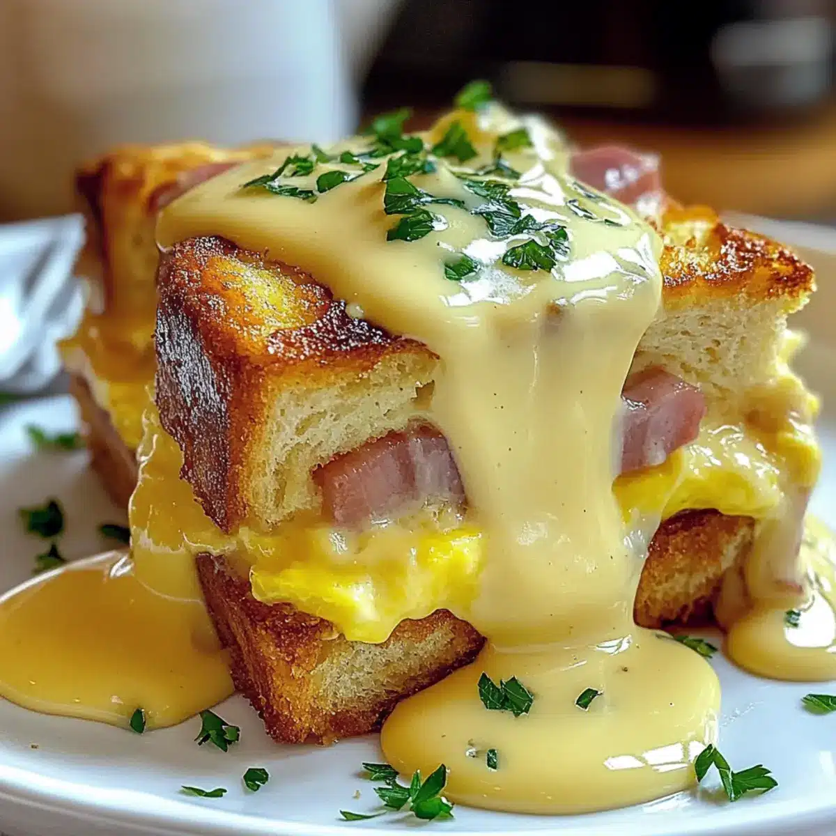 Eggs Benedict Casserole Bake