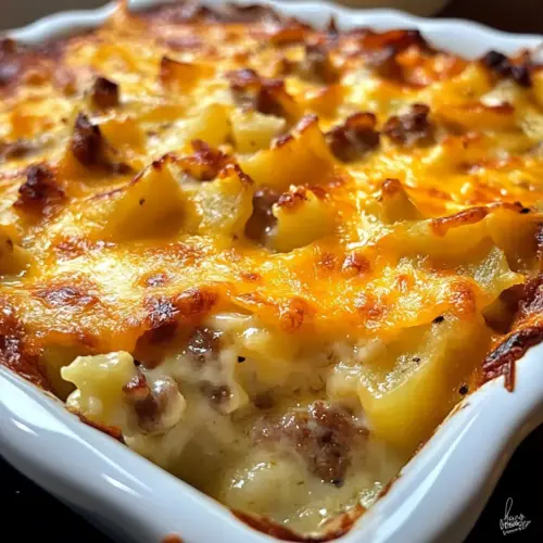 Cheesy Potato Breakfast Casserole