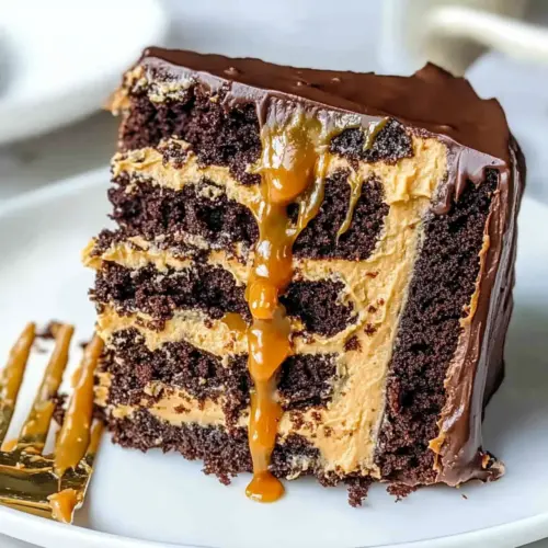 Chocolate Snickers Cake