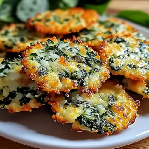 Crispy Spinach and Feta Crisps