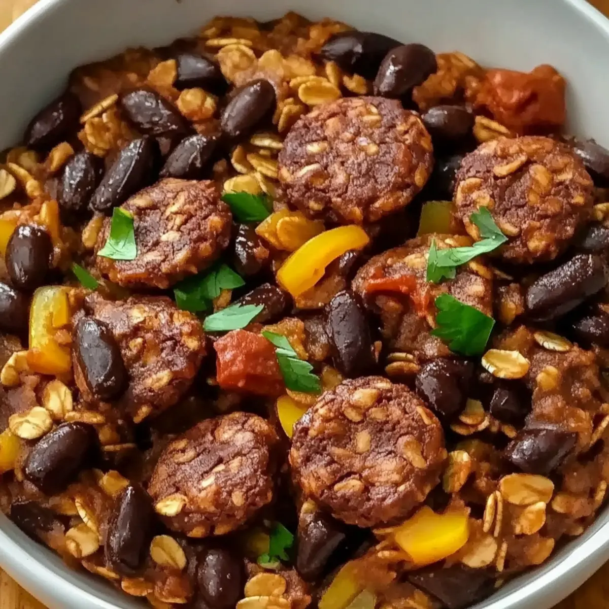 Black Beans and Rice with Sausage
