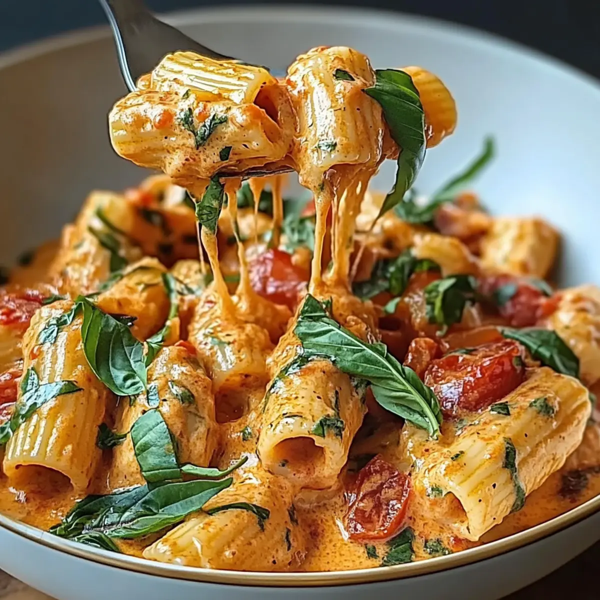 Creamy Tomato Garlic Pasta