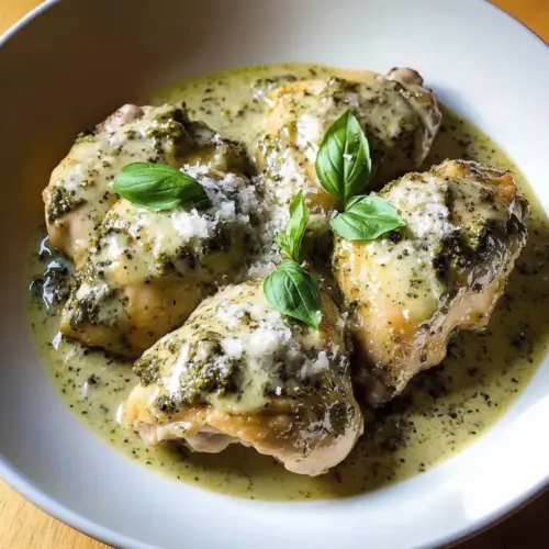 Pesto Ranch Chicken Thighs