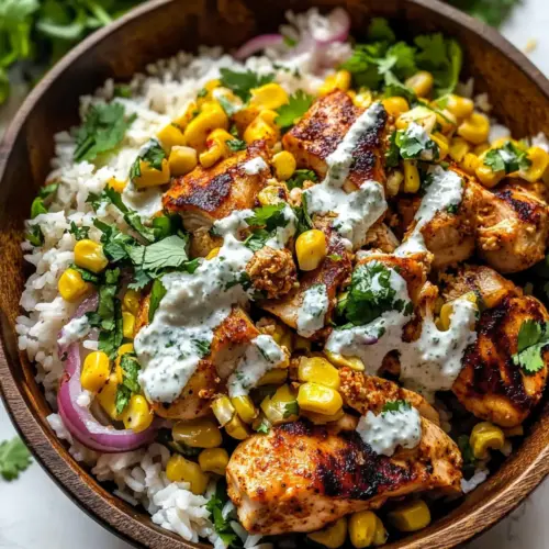 Corn Chicken Bowl