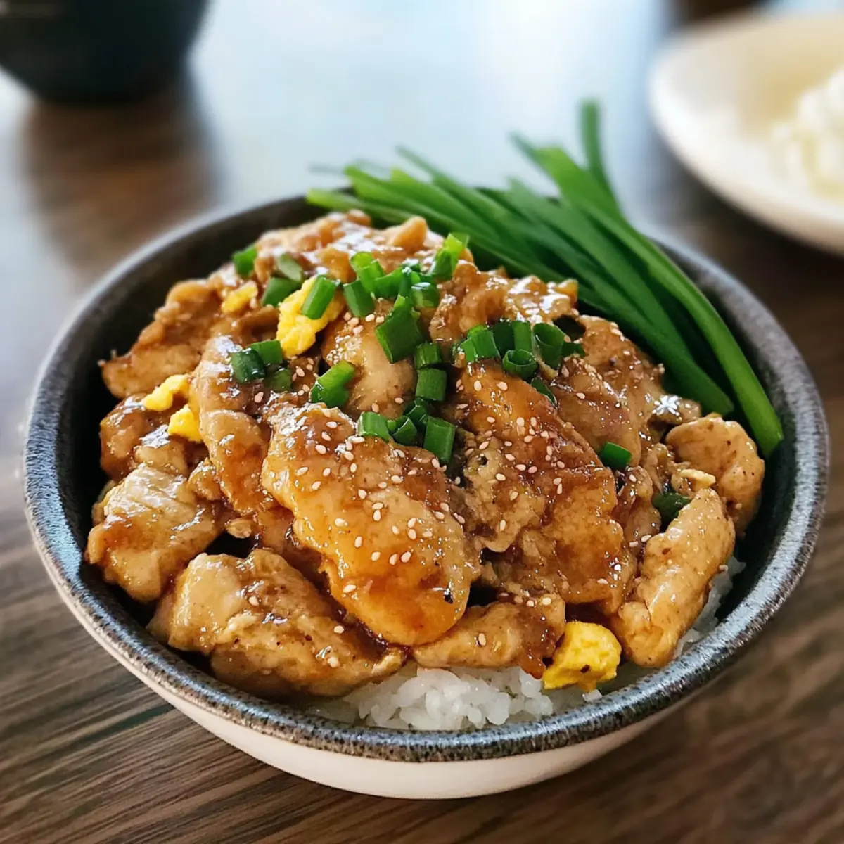 Japanese Chicken and Egg Rice Bowl
