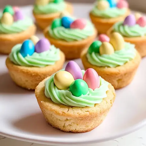 Easter Basket Sugar Cookie Cups