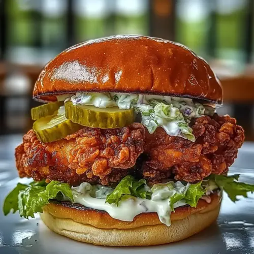 Pickle Brined Fried Chicken Sandwich