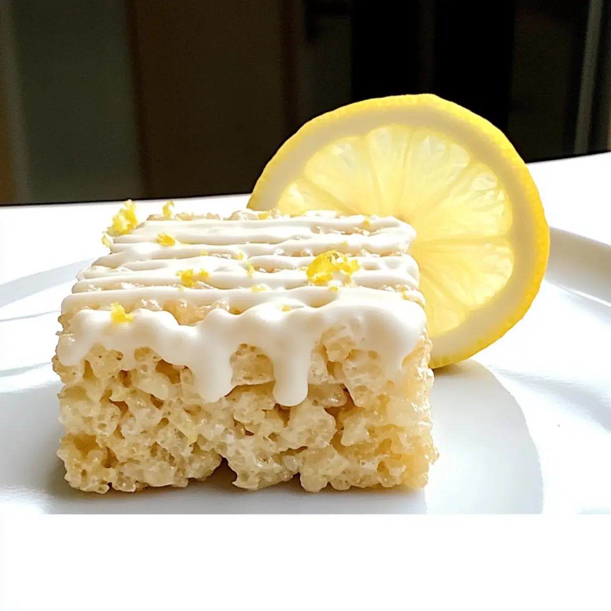 Lemon Rice Krispy Treats