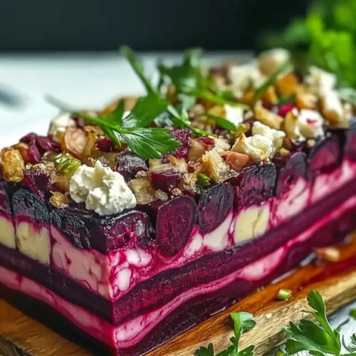 Colorful Beetroot and Goat’s Cheese Terrine